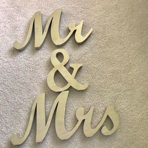 Mr and Mrs wood letters